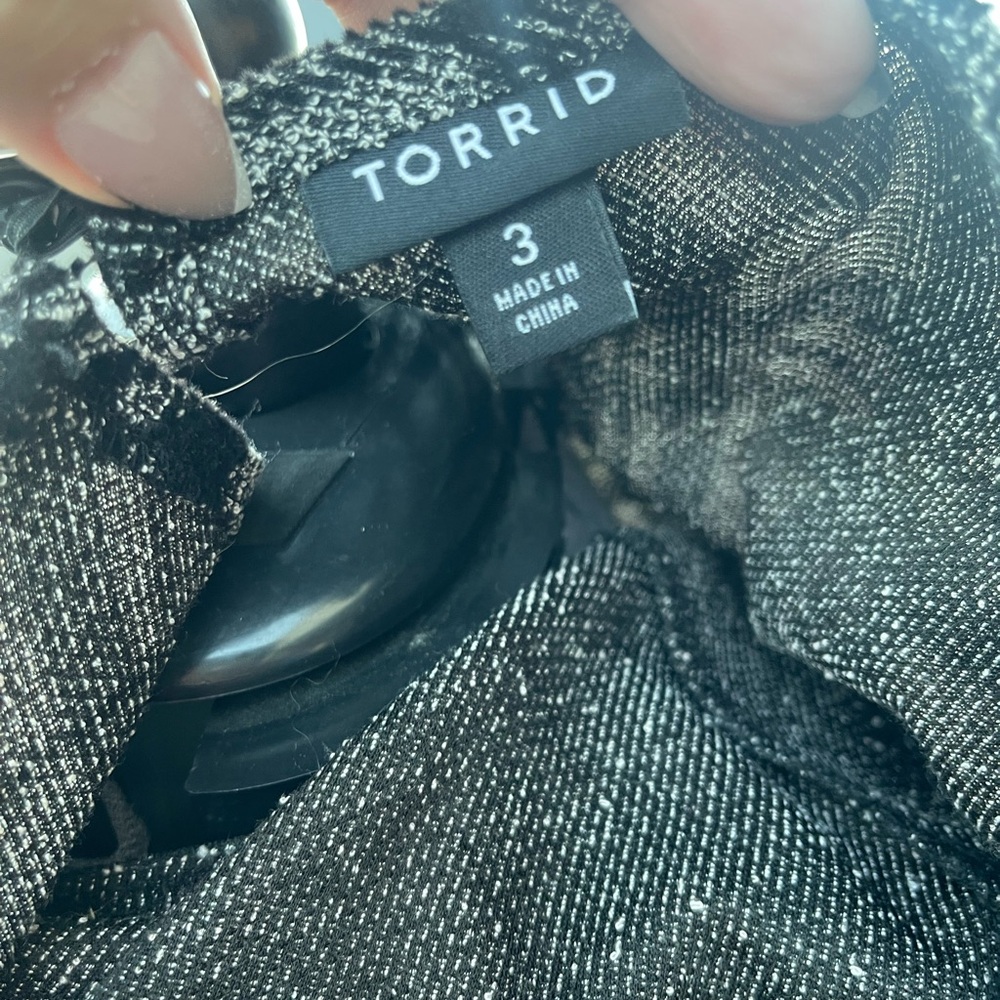 Torrid Black and White Checkered Mini Dress - Picture 6 of 6